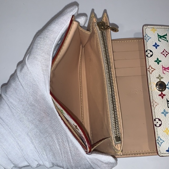 LOUIS VUITTON Multicolor Monogram Louise Wallet Authentic DATE CODE CA4087 - Picture 7 of 16